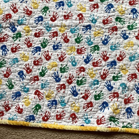 Elmo Sesame Street Handmade Baby Boy Toddler Quilt Comforter Blanket Bedding - Picture 8 of 8